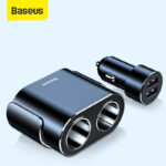 Baseus Avtomobil Splitter 12V-24V İki USB-li Avtomobil enerji ötürücüsü