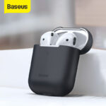 Baseus Earphone Case For AirPods Colorful Silicone Cover For AirPods 2 1 Case Wireless Bluetooth Earphone Case For Airpods 2019