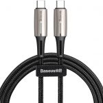 BASEUS Water Drop USB Cable Durable Nylon Cord USB-C PD2.0 60W 20V 3A QC3.0 1M