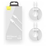 BASEUS CABLE SIMPLE WISDOM 2PCS/SET TYPE-C TO LIGHTNING 20W 1.5M