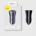Baseus Golden Contactor Pro Dual USB-C Port Fast Car Charger 40W